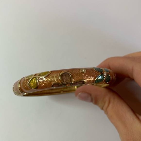 Enameled bangle bracelet - Picture 4 of 5